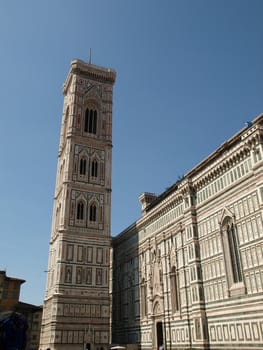 View of the Giotto's bell tower and Duomo - Florence