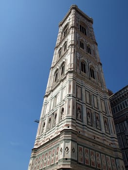 View of the Giotto's bell tower - Florence