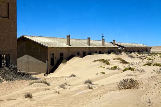 factory of kolmanskop near luderitz naimibia africa