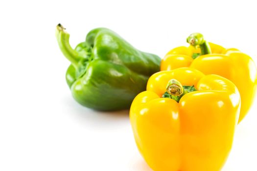 Bell pepper on a white background
