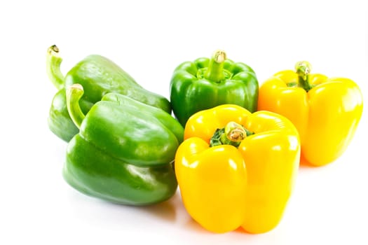 Bell pepper on a white background