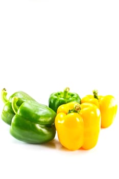 Bell pepper on a white background