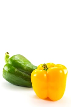 Bell pepper on a white background