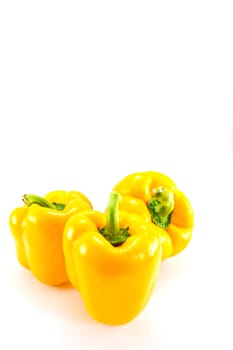 Bell pepper on a white background