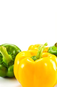 Bell pepper on a white background