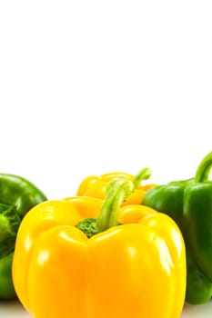 Bell pepper on a white background