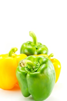 Bell pepper on a white background