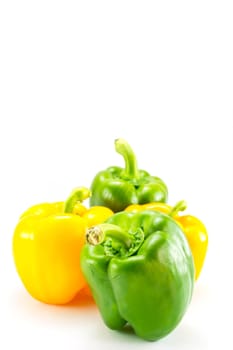 Bell pepper on a white background