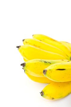 Banana on a white background