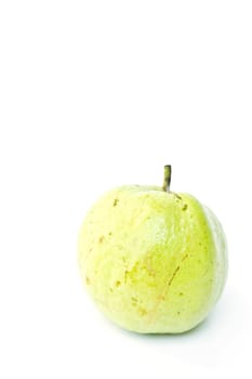 Guava on white background