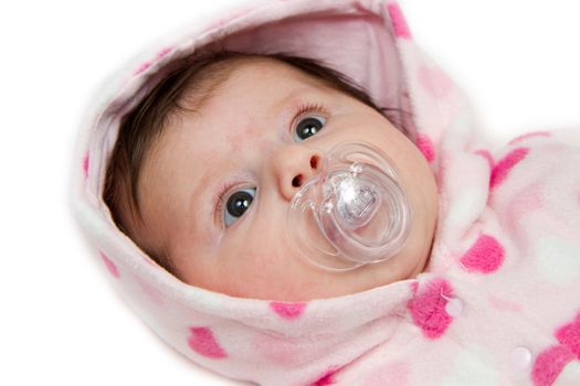 baby with pacifier