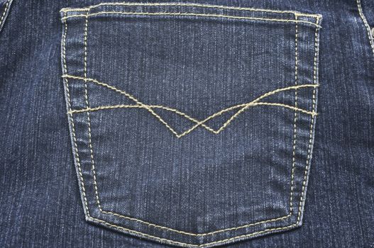 Fashion classic jeans, in the frame – pocket