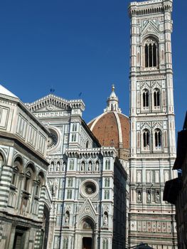 View of the Baptistery, Campanile and Duomo - Florence