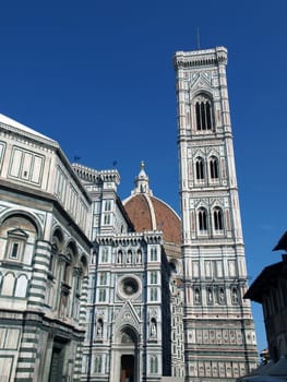 View of the Giotto's bell tower and Duomo - Florence
