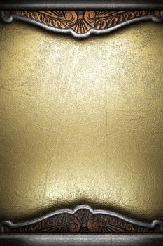 background with gold