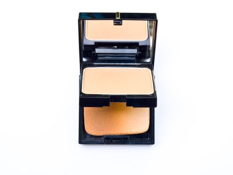 Face powder in a black box isolated in a white Face powder in a black box isolated in a white Face powder in a black box isolated in a white Face powder in a black box isolated in a white