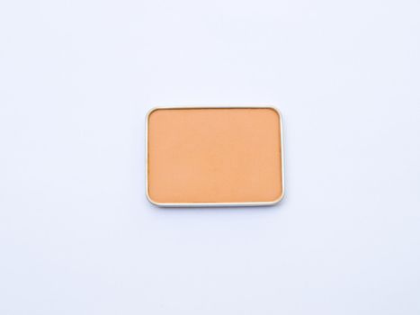Face powder isolated in a white background