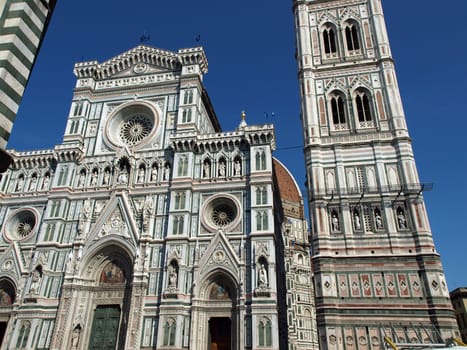 View of the Giotto's bell tower and Duomo - Florence