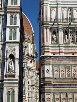 View of the Giotto's bell tower and Duomo - Florence