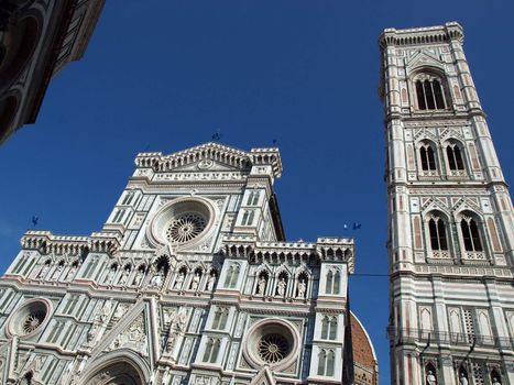 View of the Giotto's bell tower and Duomo - Florence