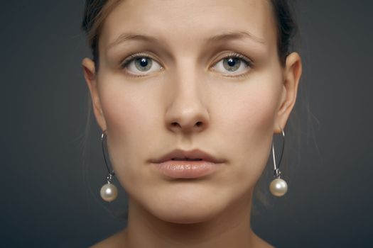An image of a young woman portrait