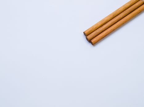 Wooden pencil isolated on white background