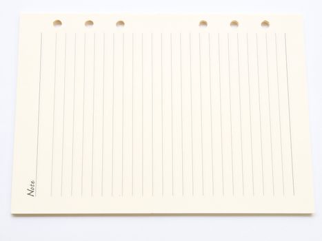 Stack of blank paper sheets on white background