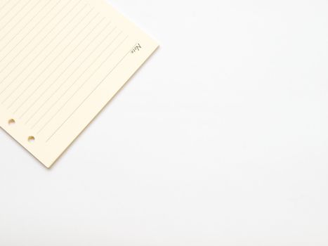 Stack of blank paper sheets on white background