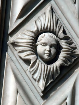 Florence - Reachness of details on the facade Duomo