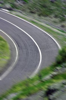 Mountain Road turning