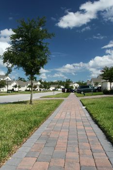 A urban streetscene in america