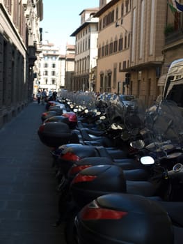 Florence - Invasion of motor scooter