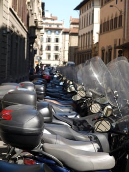 Florence - Invasion of motor scooter