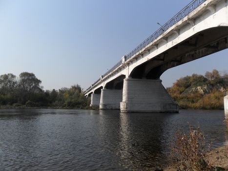 Bridge over the River Don in Lebedyan