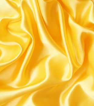 Smooth elegant golden silk can use as background 