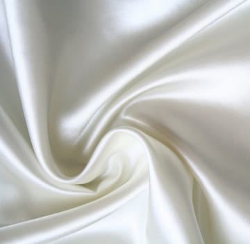 Smooth elegant white silk can use as background
