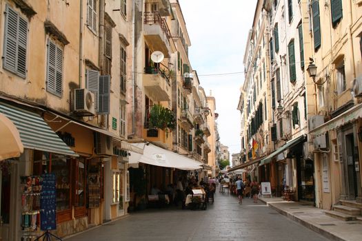Greece. Corfu-town. On the street