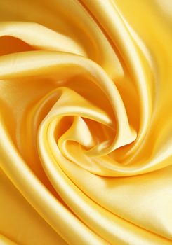 Smooth elegant golden silk can use as background 