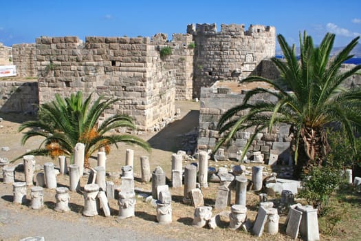 Greece. Kos island. The castle of the Knights of the Order of Saint John.