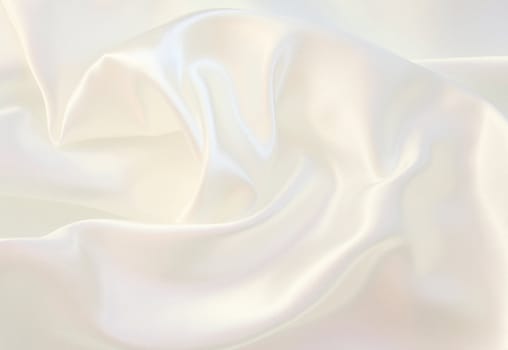 Smooth elegant white silk can use as background 