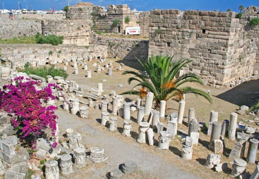 Greece. Kos island. The castle of the Knights of the Order of Saint John