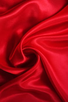 Smooth elegant red silk can use as background 