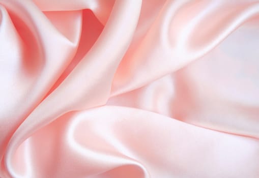 Smooth elegant pink silk can use as background 
