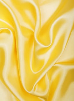 Smooth elegant golden silk can use as background 
