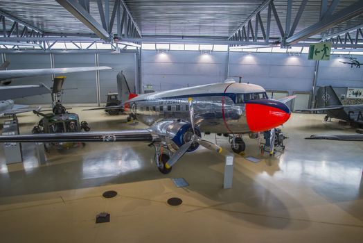 douglas c-47a dakota is a military transport aircraft that was developed from the douglas DC-3 airliner, the pictures are shot in march 2013 by norwegian armed forces aircraft collection which is a military aviation museum located at gardermoen, north of oslo, norway.