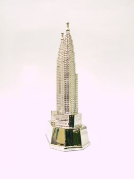 Petronas towers is the landmark of Kuala Lumpur, Malaysia. designed by designed by Argentinian architect César Pelli.