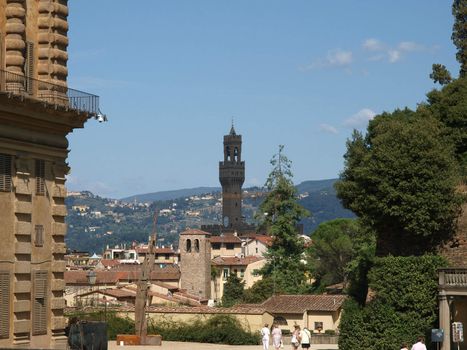 View on Florence from Palace Pitti 
