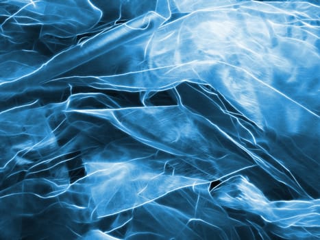 Illustration of an abstract blue background