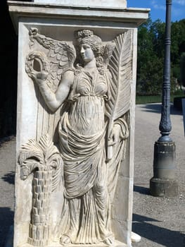 Florence - ancient sculpture in the gardens of Boboli