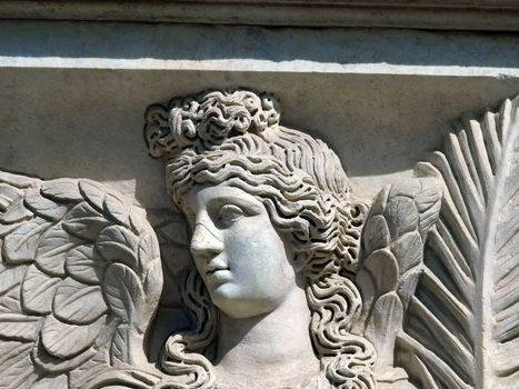 Florence - ancient sculpture in the gardens of Boboli